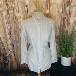 The Limited off white, button down shirt, size XL.